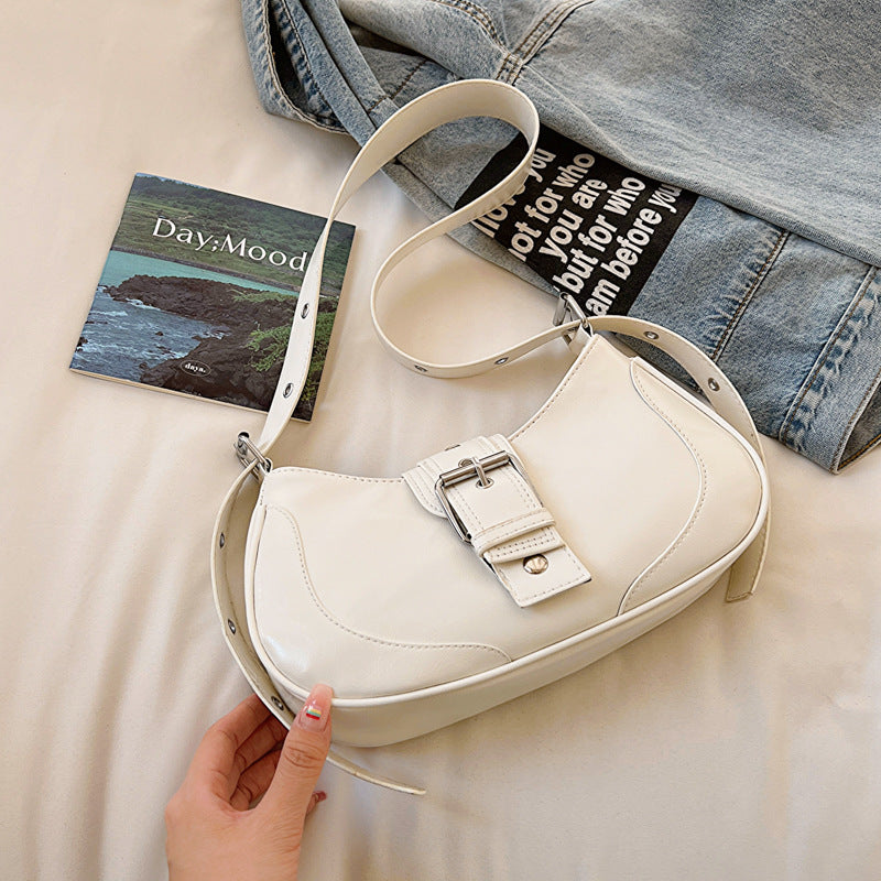 حقيبة كتف نسائية صيفية جديدة بتصميم كلاسيكي كاجوال تحت الإبط