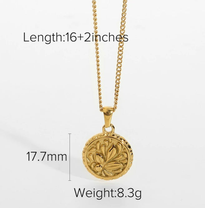 Gold Plated Devil's Crystal Necklace