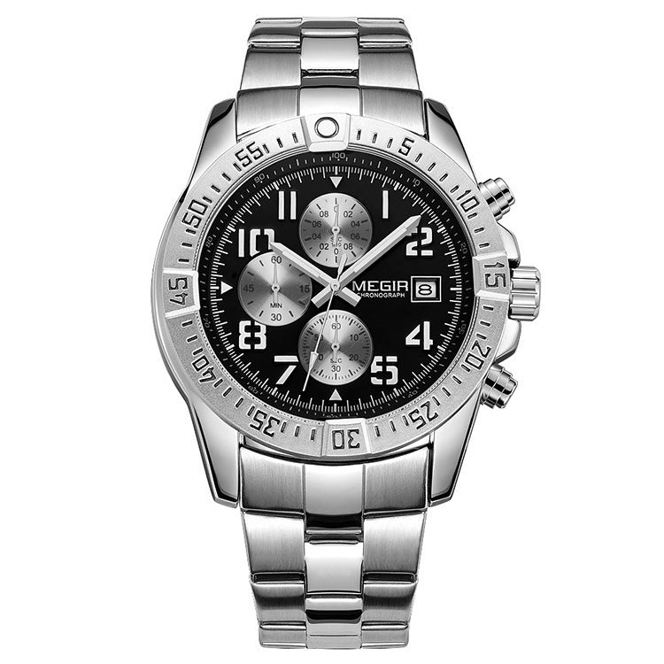 MEGIR Elegant Men's Multifunctional Watch For Sports & Business