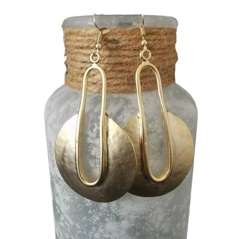 Retro Fashion And Personalized Geometric Earrings