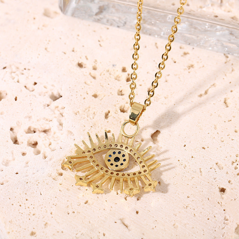 Kreative Mode Trendy Zirkon Halskette