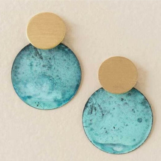 Environmental Protection Popular Fashionable Golden Earrings