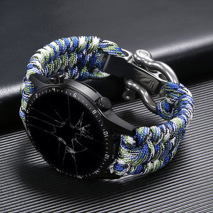 Outdoor Paracord Braided Strap Nylon Adjustable