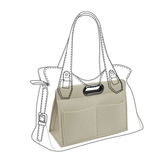 Large capacity felt storage bag