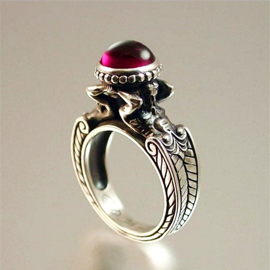 New Mermaid Alloy Creative Female Vintage Ring