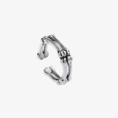 Bone Design Ring Made Of Titanium Steel For Men