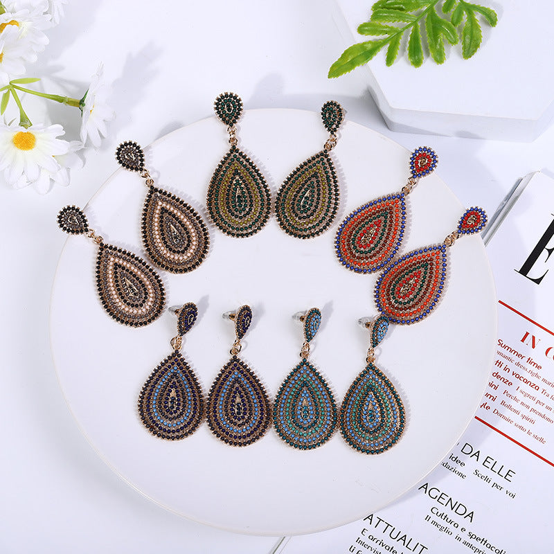 European And American Bohemian Drop Earrings