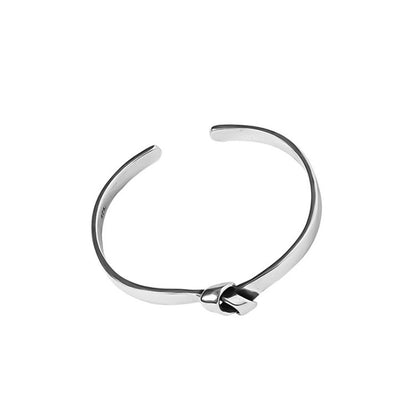 New 925 Silver Knotted Personality Bracelet