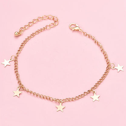 Women's Star Multi-Layer Anklet New Fashion
