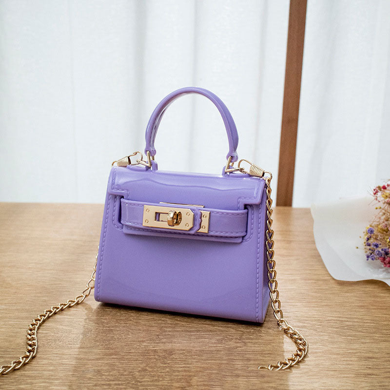 Fashion Ladies Simple PVC Jelly Bag