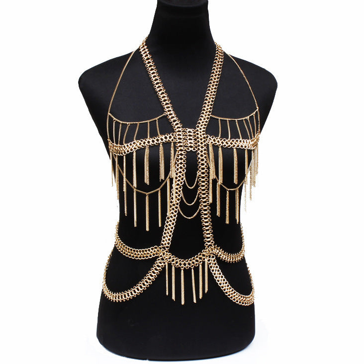 Necklace Women's body chain - gold \ silver
