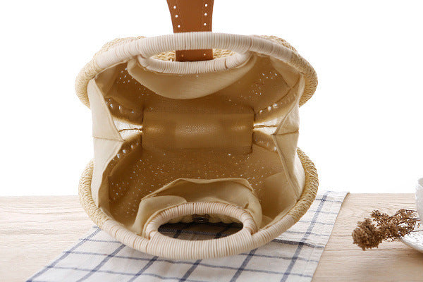 حقيبة يد من الروطان