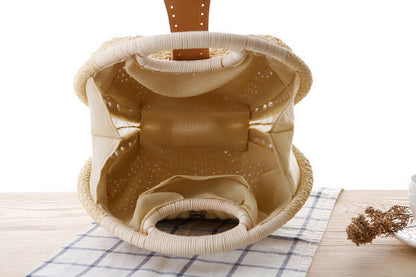 حقيبة يد من الروطان