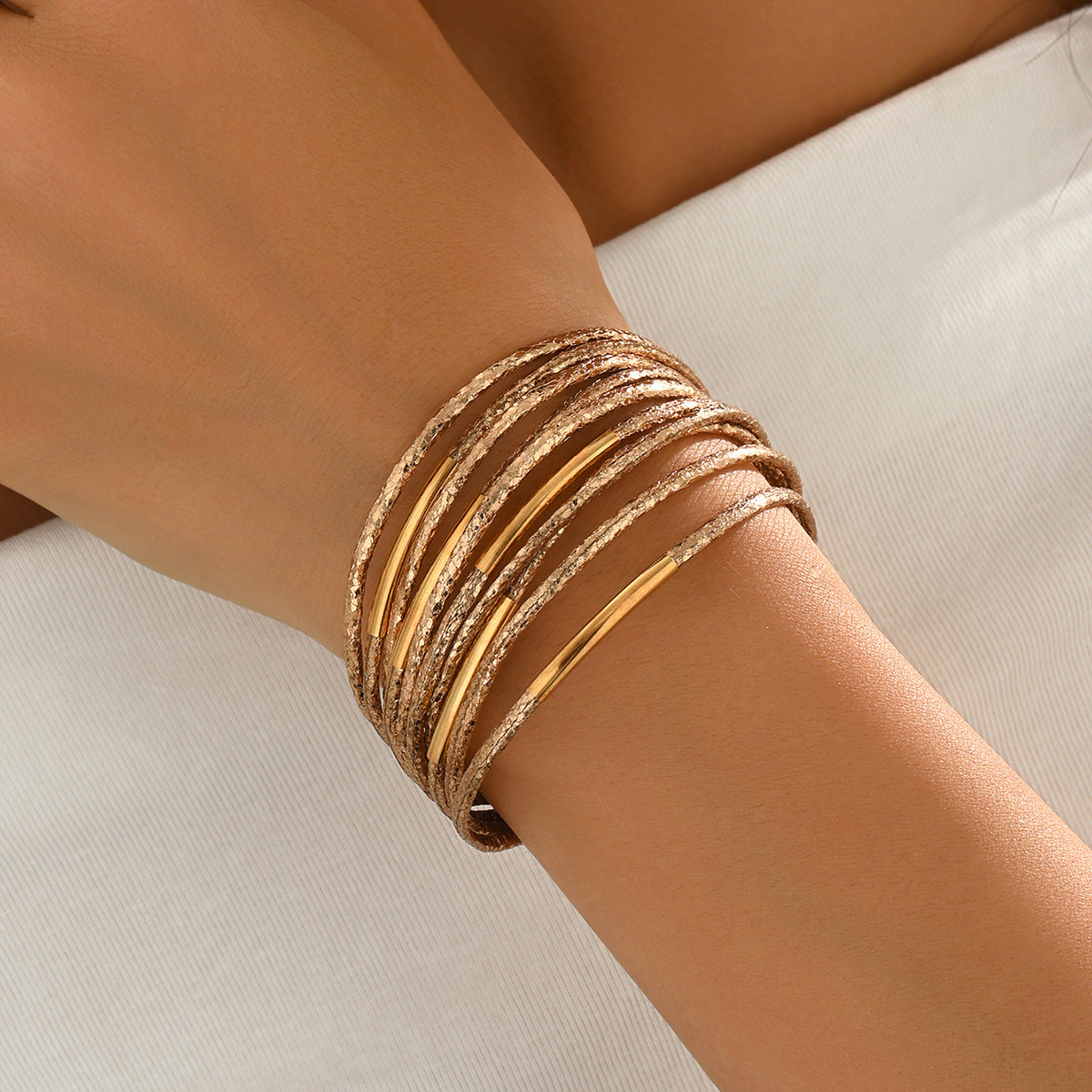 Multi-layer Magnetic Vintage Leather Bracelet For Women