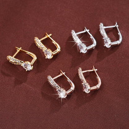 Small Niche Design Retro  Style Long Earrings