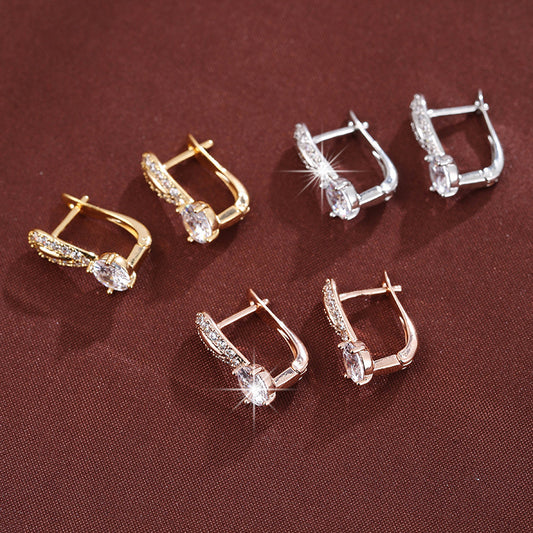 Small Niche Design Retro  Style Long Earrings