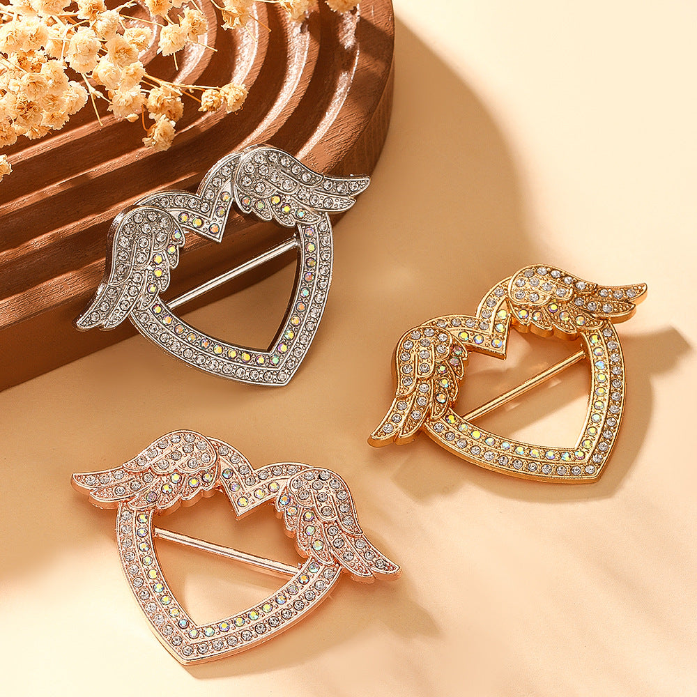 Waist-cinching Accessory Clip For Securing High-end Brooches