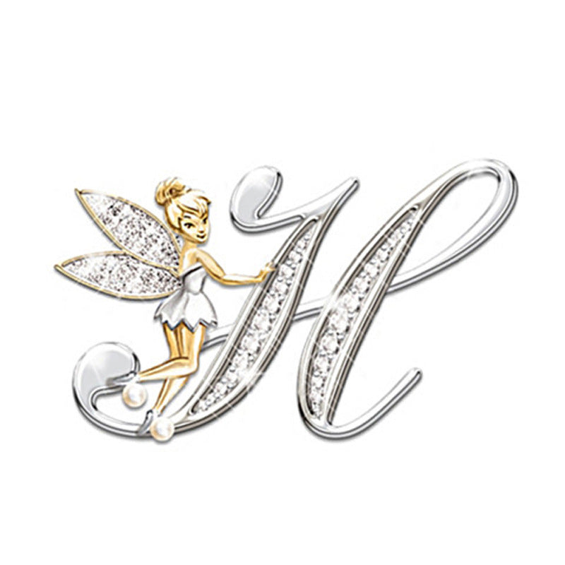 Women's Fashion 26 English Letter Brooch