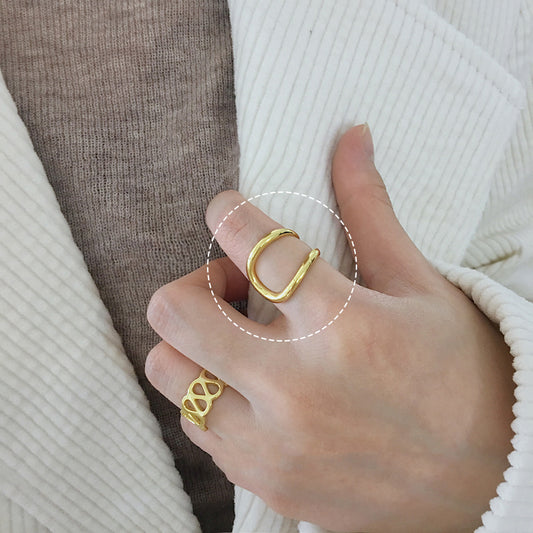 خاتم فضة عيار 925 عتيق