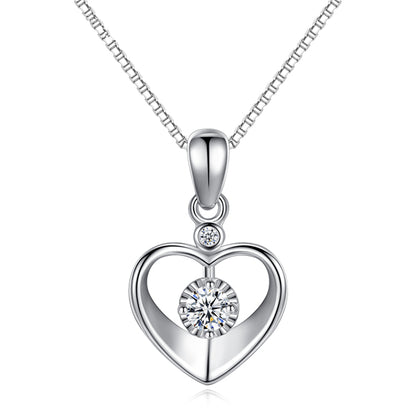 Heart Pendant Necklace Simple Couple Clavicle Chain