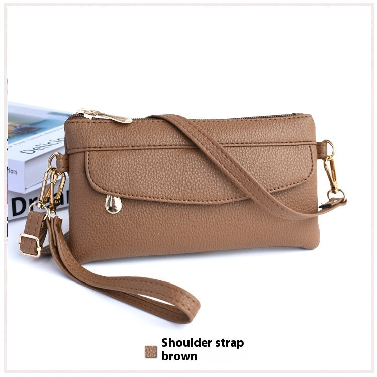 Simple Crossbody Shoulder Bag Soft Surface