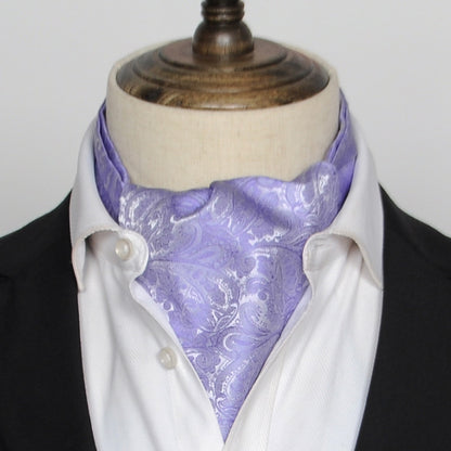 British Vintage Suit Silk Scarf Shirt