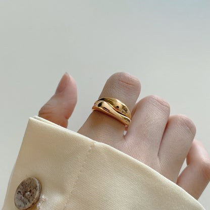 Women's French Style Minimalist Design Ring