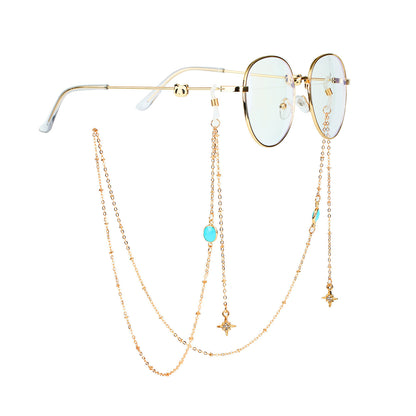 Glasses Bound Glass Hanging Chain