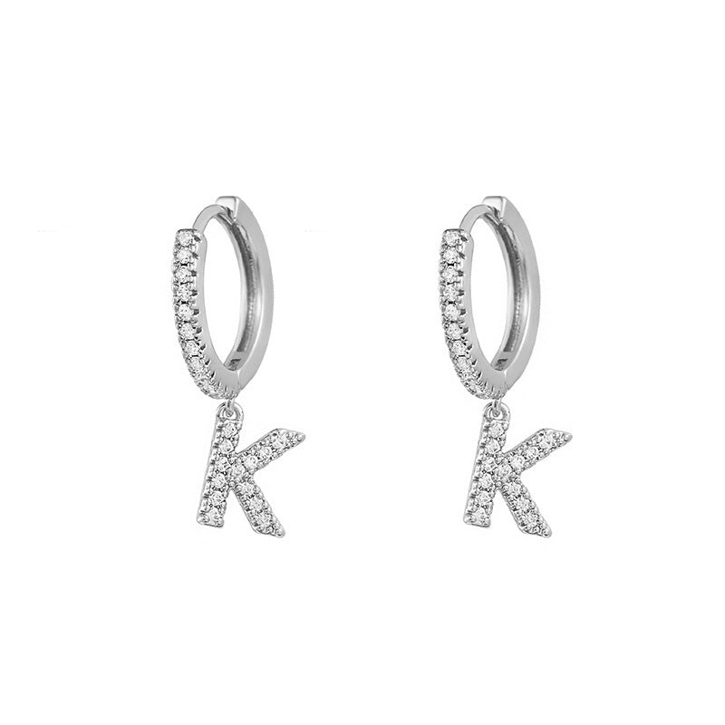 Women's Korean Style Small Earrings Half Circle