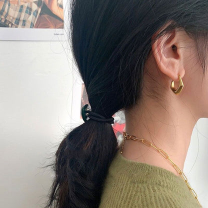 Retro geometric irregular earrings