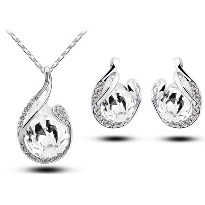 قلادة قرط من حجر الراين