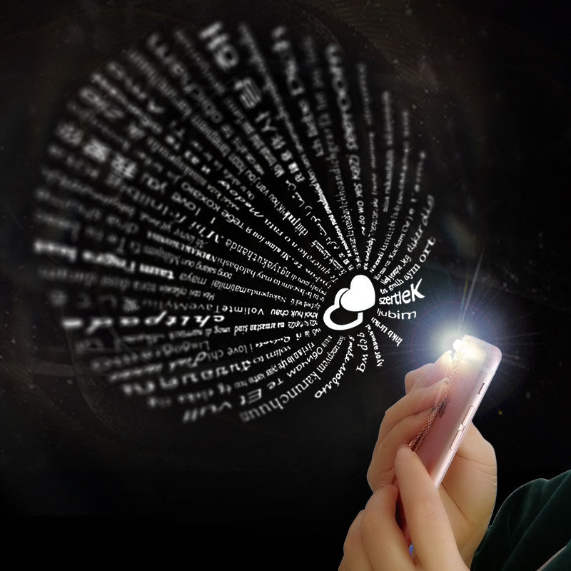 LIEBE Form Anhänger Halskette Projektion Net Rot Schmuck