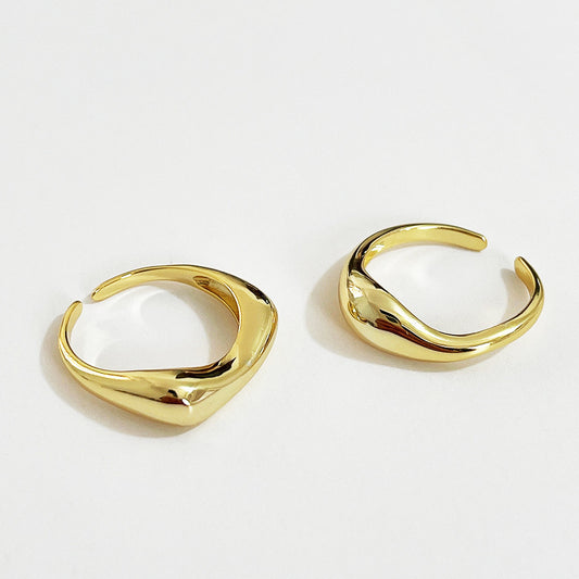 Women's French Style Minimalist Design Ring