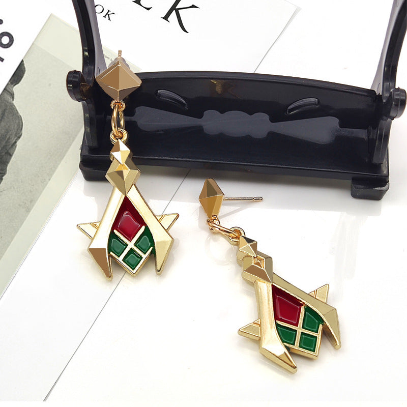 Jewelry Kawei Earrings Cosplay Personalized Pairing