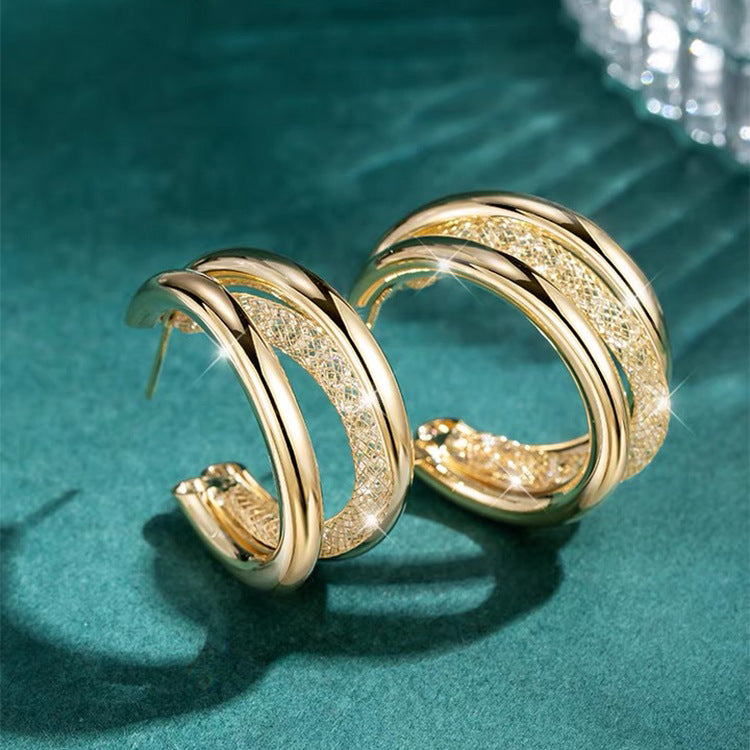 Women's Summer Design Sense High-end Light Luxury Earrings