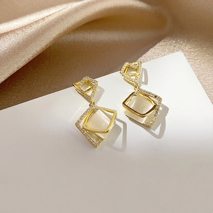 Earrings New Trendy Cold Wind Net Red Earrings