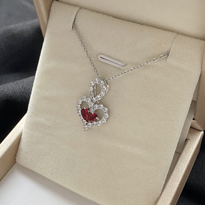 Titanium Steel Color-retaining Temperament Copper Micro Inlaid Zircon Flowers