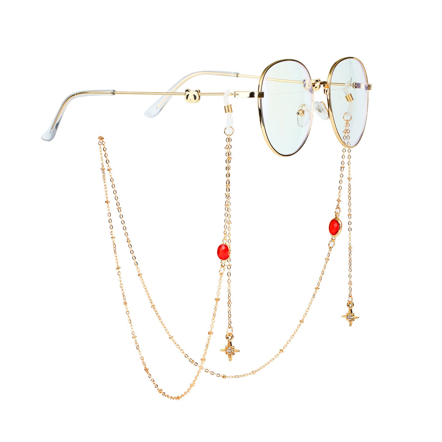 Glasses Bound Glass Hanging Chain