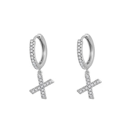 Women's Korean Style Small Earrings Half Circle