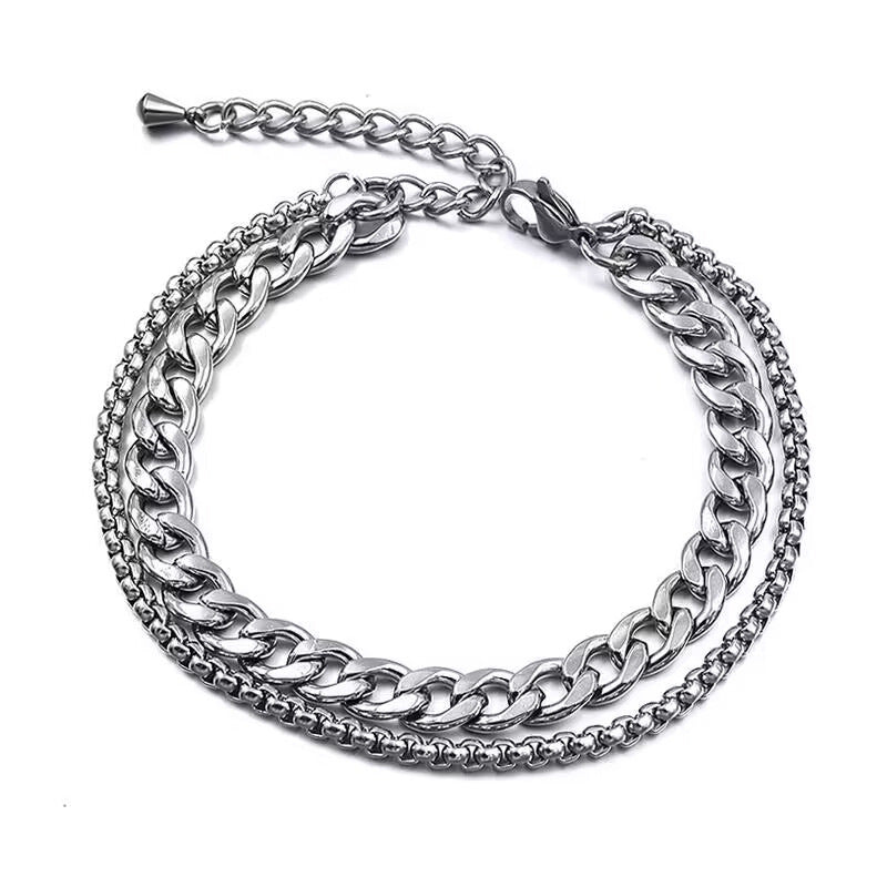 Lasting Elegance: Modern Titanium Steel Anklets - A sophisticated touch to every look!