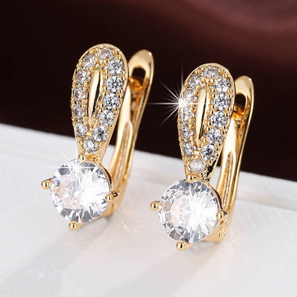 Small Niche Design Retro  Style Long Earrings