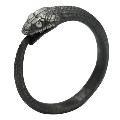 Original Design New Live Mouth Ouroboros Ring