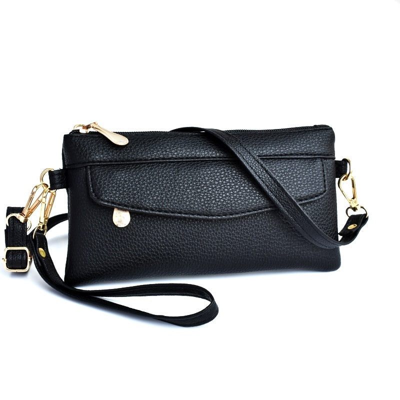Simple Crossbody Shoulder Bag Soft Surface