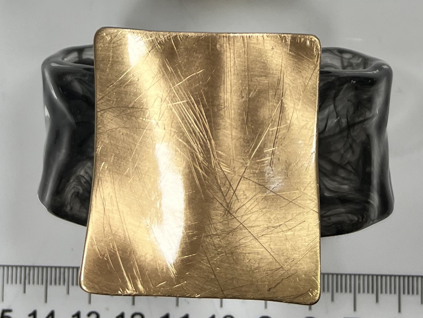 Original Geometric Brushed Square Metal Advanced Simple Elegant Bracelet