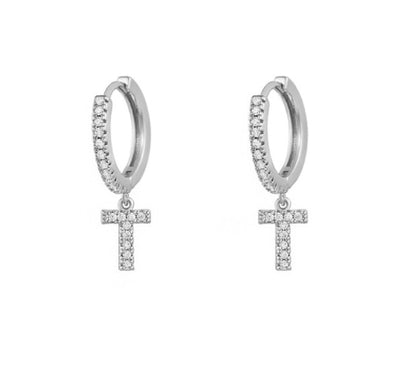 Women's Korean Style Small Earrings Half Circle