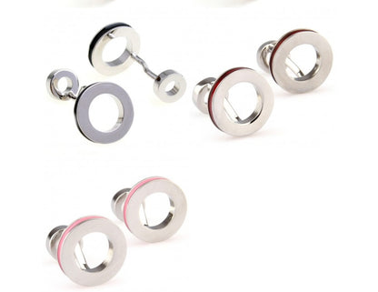 High Quality Cufflinks And Studs Fashionable Simple And Round