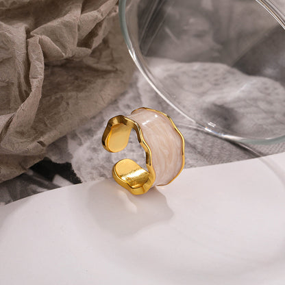 Sterling Silver Jewelry Women's European And American Cold Wind Opening