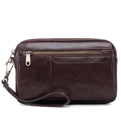 Leder Clutch Herren Umschlagtasche Clutch Herrentasche Clutch Große Kapazität