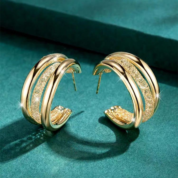 Women's Summer Design Sense High-end Light Luxury Earrings