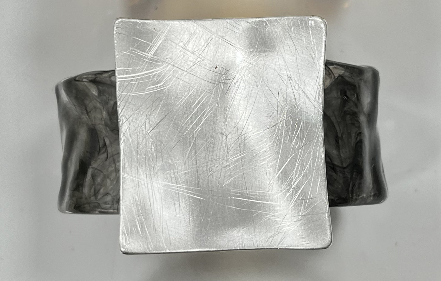 Original Geometric Brushed Square Metal Advanced Simple Elegant Bracelet